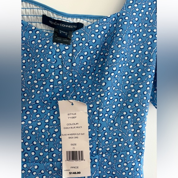 NWT French Connection Elao Whisper Cut Out Dress, size 0 - Picture 4 of 6